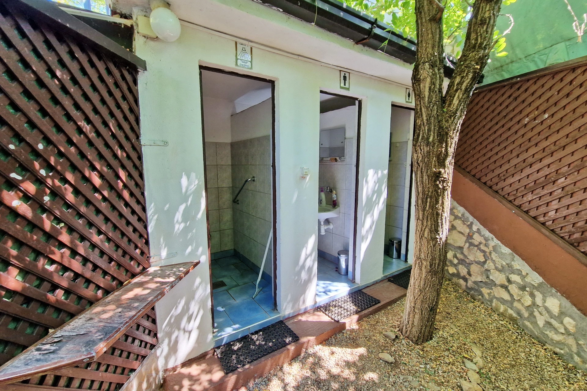 Shower and WC building